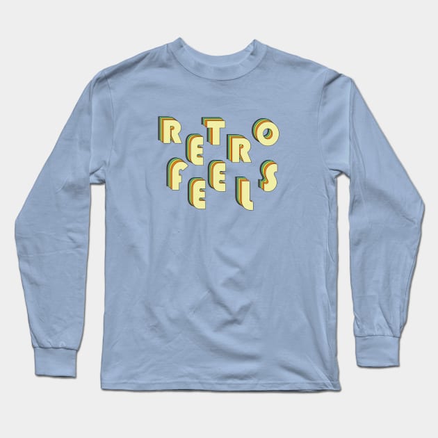 Retro Feels Long Sleeve T-Shirt by Mitalim